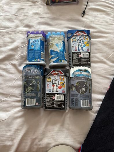LEGO Bionicle and Knights Kingdom Bundle plus Mega Bloks Power Rangers SPD Canisters