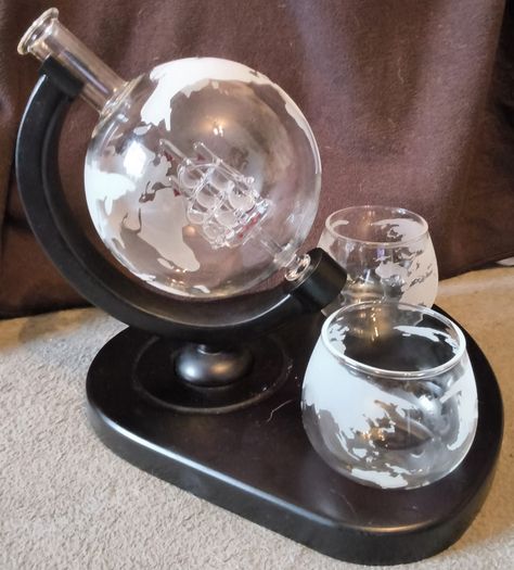 decanter and glasses