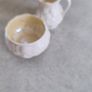 Belleek Pottery /China / Lotus Pattern / Yellow / Creamer / Open Sugar Bowl/ 3rd Green Stamp / Set / Creamer and Sugar / Vintage Image 10