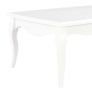 Coffee Table White 110x60x40 cm Solid Pine Wood Image 5