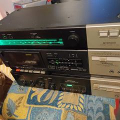 pioneer Amplifier, tape cassette tape and Radio player for repair or parts