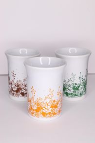 Matching set of retro mugs from the 90's