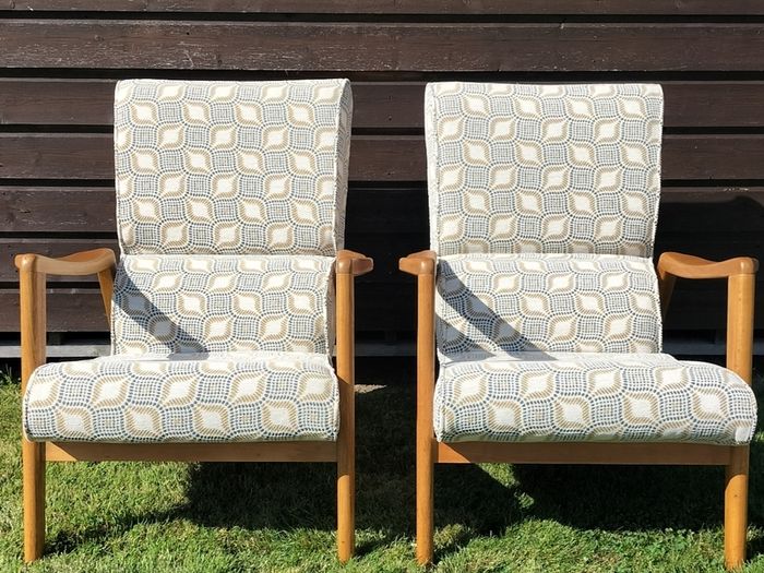 Mid Century Vintage G Plan Siesta Armchairs