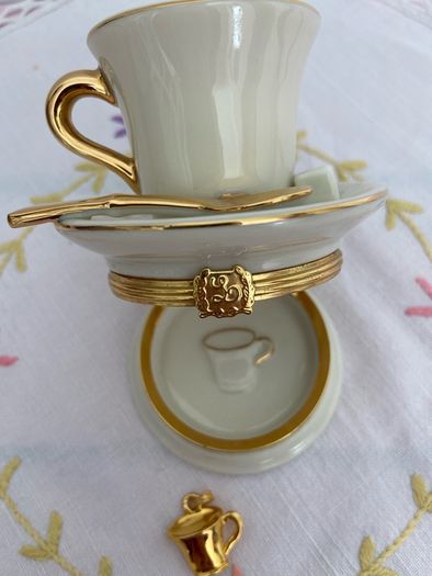 Lenox Treasures Trinket Box "Time For Tea"