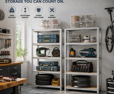 Set of 2 Heavy Duty Storage Racks