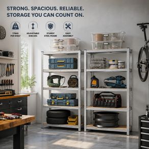 Set of 2 Heavy Duty Storage Racks
