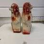 retro vintage decor fireside ceramic dogs Image 2
