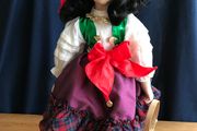 Vintage Porcelain Doll - Gypsy 'Rosa'