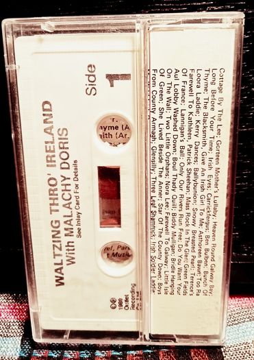 1989. Malachy Doris. Waltzing Thro'  Ireland. Vol. 3 Cassette Tape.