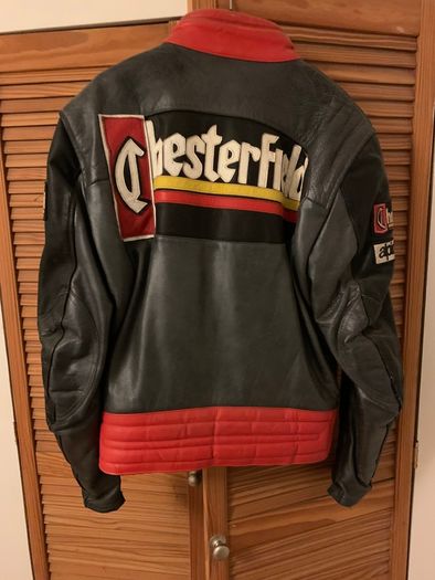 Chesterfield leather jacket size XL