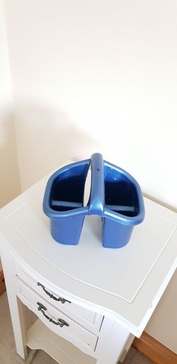 Blue Cutlery Holder/Drainer