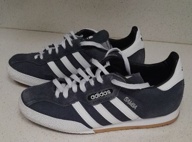 Adidas - Samba Trainers - Navy - Excellent