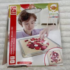 Hape Ocean Octopus Wooden Mosaic Wall Arts and Crafts Kit Damaged Box Please see pictures