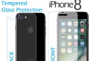 Front + Back Tempered Glass For iPhone 8