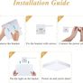 LED Ceiling Light, 36W Daylight White 6500K, 3240LM Bright Indoor Ceiling Lights for Bedroom, Kitchen, Hallway, Outside Porch Image 2