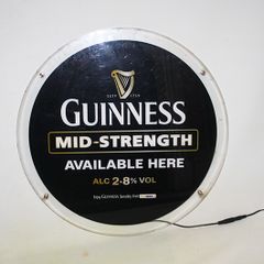 Guinness Mid Strength Pub Sign