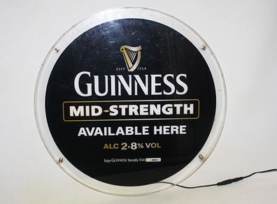 Guinness Mid Strength Pub Sign