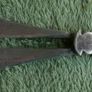 Silver or Silver Plated Victorian Grape Scissors in a floral etched Pattern (no stamps) Image 5
