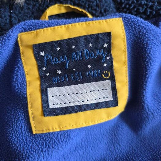 Next | Yellow Padded Coat | 4-5 years | 110cm | RRP 47e
