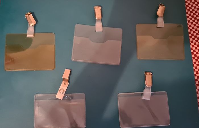A Large Selection of Name Badge Holders