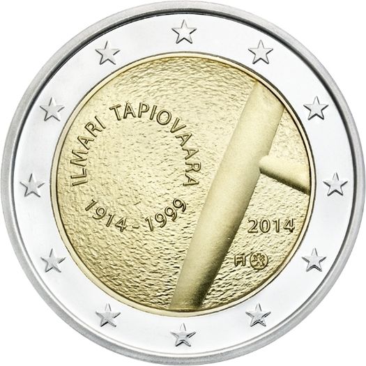 2 Euro Commemorative Coin Finland 2014 - Ilmari Tapiovaara. UNCIRCULATED