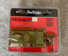 Brand New Rim Deadlock Single Cylinder Door Lock Made In USA