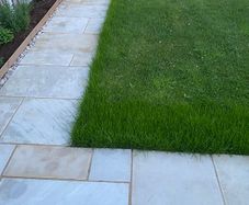 Paving Slabs: Beige Smooth & Sawn Sandstone