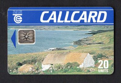 Ireland 20 unit Cottage Definitive (SC College Green address) Call Card Used. Telecom Eireann No 1023
