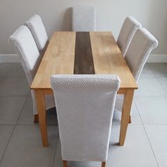 Dining table and chairs