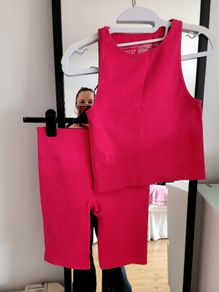 Pink gym set