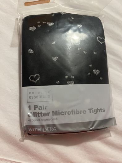 Sparkly microfibre tights
