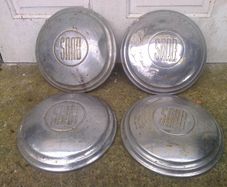 SAAB 96 Chrome wheel caps