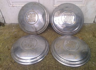 SAAB 96 Chrome wheel caps