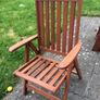 wooden garden chairs Image 5