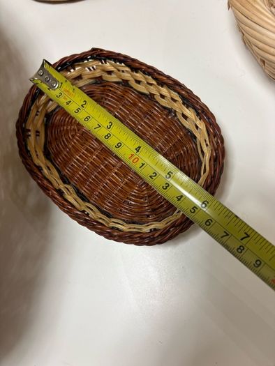 collection of various wicker baskets