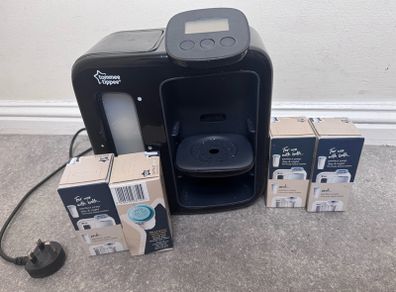 tommee tippee perfect prep machine and 4 new filters