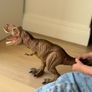 Jurassic World Epic Roarin' Tyrannosaurus Rex, dinosaur toys with Primal Attack Feature, Sound, Realistic Shaking Image 2