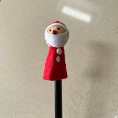 Coca Cola Santa Claus Pencil Topper Year 2015