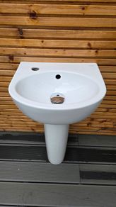 Cersanit pedestal washbasin