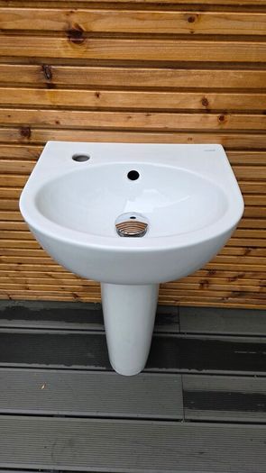 Cersanit pedestal washbasin