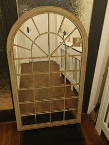 Vintage Cast Iron Mirror