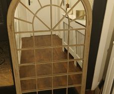 Vintage Cast Iron Mirror