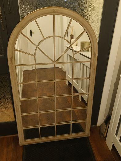 Vintage Cast Iron Mirror