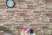 3D Wall Panels with Multicolour Brick Design 10 pcs EPS