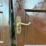Two teak garage doors Image 5