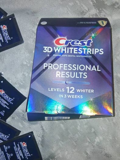 crest 3D whitestrips professional results