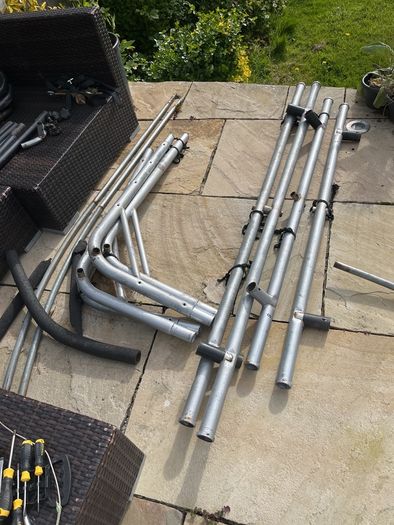 Free smyths trampoline spare parts/full kit minus net