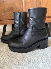Clarks leather boots
