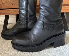 Clarks leather boots