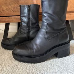 Clarks leather boots